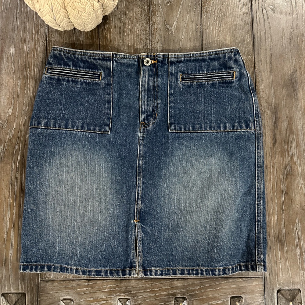 GAP Dark Blue Denim Skirt - Picture 8 of 8